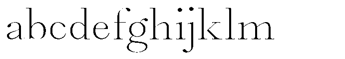 Castlon Extra Light Expanded FONT
