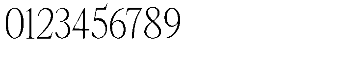 Castlon Light Contrast Condensed Font OTHER CHARS