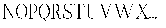 Castlon Light Contrast Font UPPERCASE