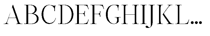 Castlon Light Expanded Font UPPERCASE