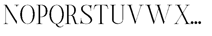 Castlon Light Font UPPERCASE