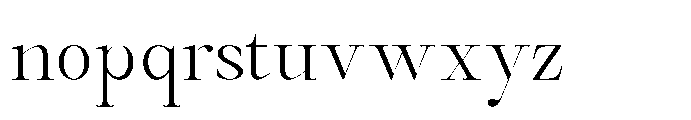 Castlon Light Font LOWERCASE