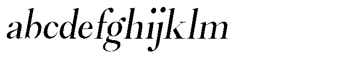 Castlon Medium Condensed Slanted FONT