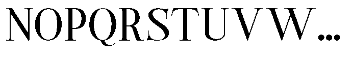 Castlon Medium Contrast Expanded Font UPPERCASE