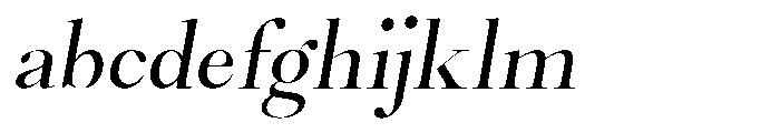 Castlon Medium Slanted FONT