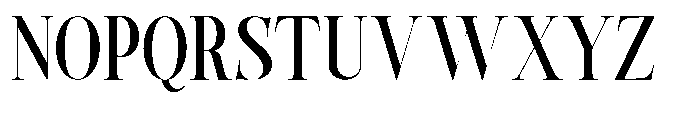 Castlon Semi Bold Condensed Font UPPERCASE