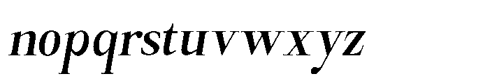 Castlon Semi Bold Contrast Condensed Sla Font LOWERCASE
