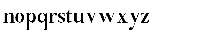 Castlon Semi Bold Contrast Condensed Font LOWERCASE