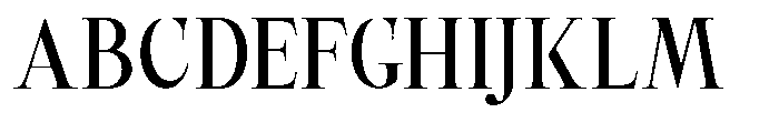 Castlon Semi Bold Contrast Font UPPERCASE