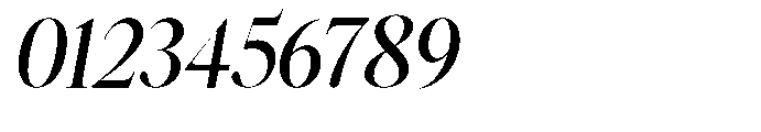 Castlon Semi Bold Slanted Font OTHER CHARS