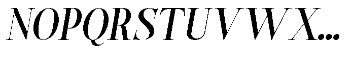 Castlon Semi Bold Slanted Font UPPERCASE