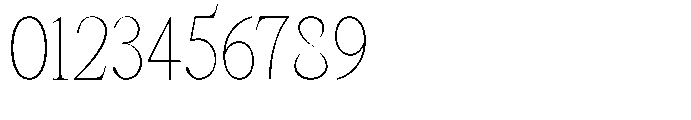 Castlon Thin Contrast Condensed Font OTHER CHARS