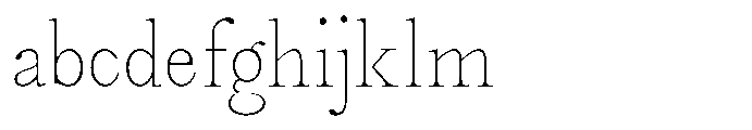 Castlon Thin Contrast Condensed FONT