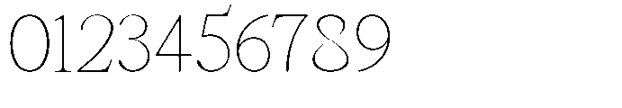 Castlon Thin Contrast Expanded Font OTHER CHARS