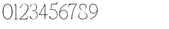 Castlon Thin Contrast Font OTHER CHARS