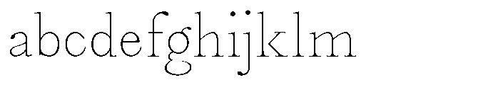 Castlon Thin Contrast FONT