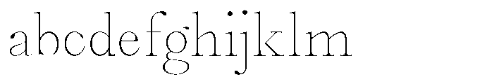 Castlon Thin FONT