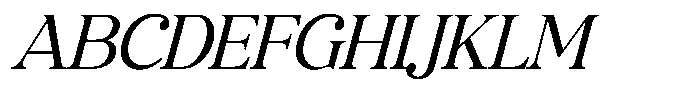 Castyla Italic Font UPPERCASE