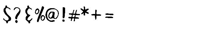 Casual Beauty Font OTHER CHARS
