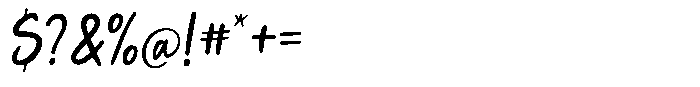 Casual Flow Font OTHER CHARS