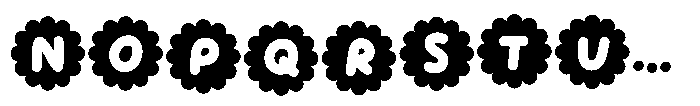 Casual Morning Cloud Font LOWERCASE
