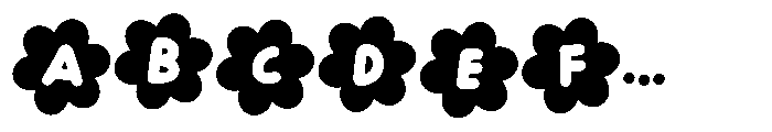 Casual Morning Flower FONT