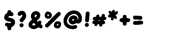 Casual Morning Rough Font OTHER CHARS