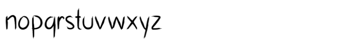 Casual Scribble Font LOWERCASE