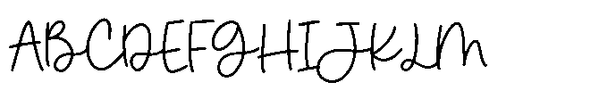 Casual Simone Font UPPERCASE