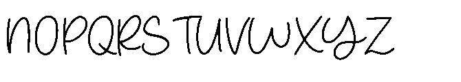 Casual Simone Font UPPERCASE
