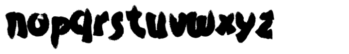 Cat Finger Fat DEMO Font LOWERCASE