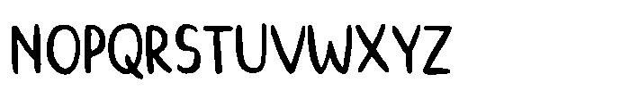 Cat Keriting Font UPPERCASE