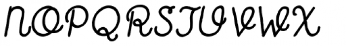 Catalina Script Bold Italic Font UPPERCASE