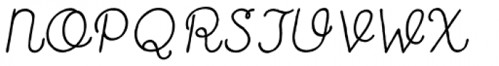 Catalina Script Italic Font UPPERCASE