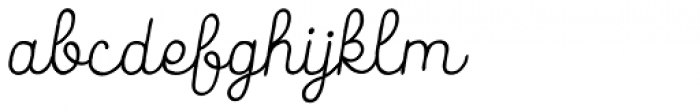 Catalina Script Italic Font LOWERCASE