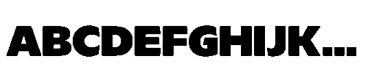 Catalize Black Font UPPERCASE