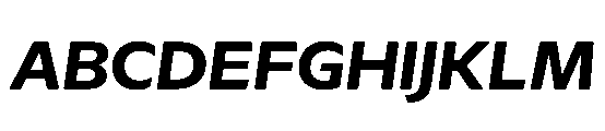 Catalize Bold Italic Font UPPERCASE