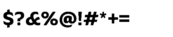 Catalize Bold Font OTHER CHARS