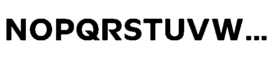 Catalize Bold Font UPPERCASE