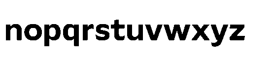 Catalize Bold Font LOWERCASE