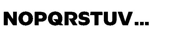 Catalize Extra Bold Font UPPERCASE