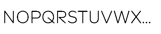 Catalize Extra Light Font UPPERCASE