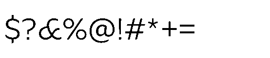Catalize Light Font OTHER CHARS
