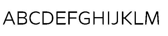 Catalize Light Font UPPERCASE