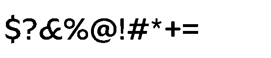 Catalize Medium Font OTHER CHARS
