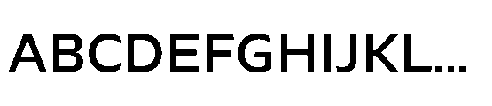 Catalize Medium Font UPPERCASE