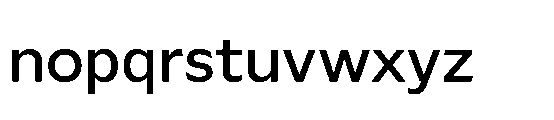 Catalize Medium Font LOWERCASE