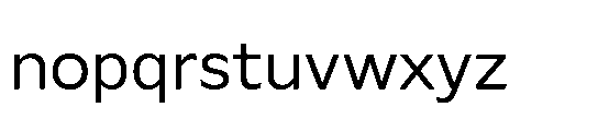 Catalize Regular Font LOWERCASE