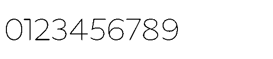 Catalize Thin Font OTHER CHARS