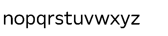 Catalize Variable Regular Font LOWERCASE